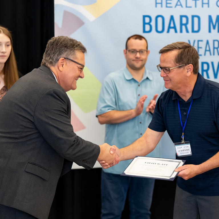 Health Center Recognizes Board Member Years of Service
